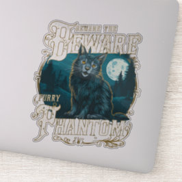 Viktorianischer Gotischer Maine Coon: Geheimnisvol Aufkleber