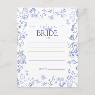 Viktorianischer Hinweis auf die Braut in Französis Postkarte