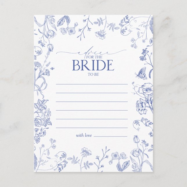 Viktorianischer Hinweis auf die Braut in Französis Postkarte (Vorderseite)