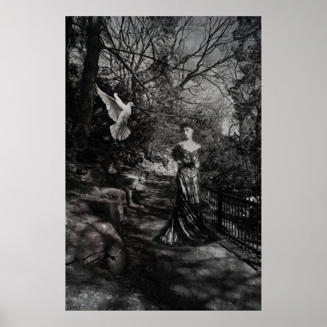 Viktorianischer Hochpark ...ein zeitlicher Spazier Poster (Vorne)