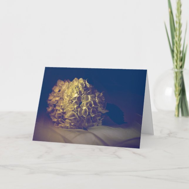 Viktorianischer Hydrangea Feiertagskarte (Vorderseite)