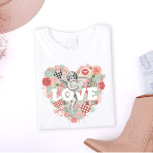 Viktorianischer Koketten-Cherub-Engel-Ästhetik-Her T-Shirt
