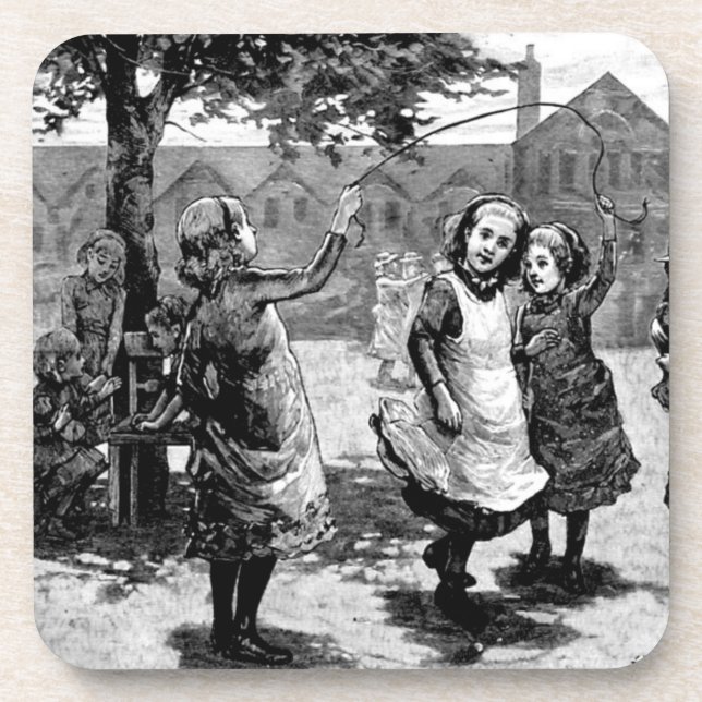 Viktorianischer Korkuntersetzer Getränkeuntersetzer (Vorderseite)