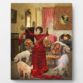 Viktorianischer Kreis Fotoplatte