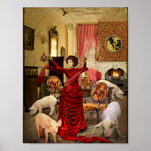 Viktorianischer Kreis Poster