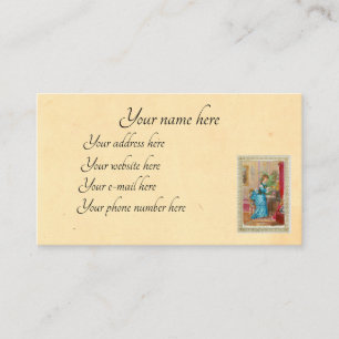 Viktorianischer Ladenschriftsteller Visitenkarte