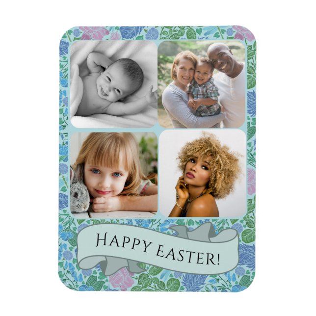 Viktorianischer Libellen Garten Mute Foto Ostern Magnet (Vertikal)