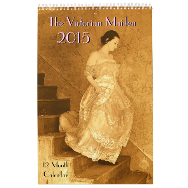viktorianischer Maidenkalender 2015 Kalender (Titelbild)