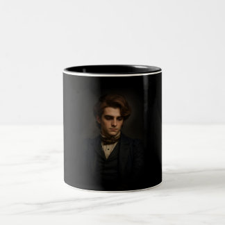 Viktorianischer Mann Zweifarbige Tasse