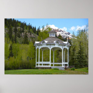 Viktorianischer Pavillon, Silverton, Colorado Poster
