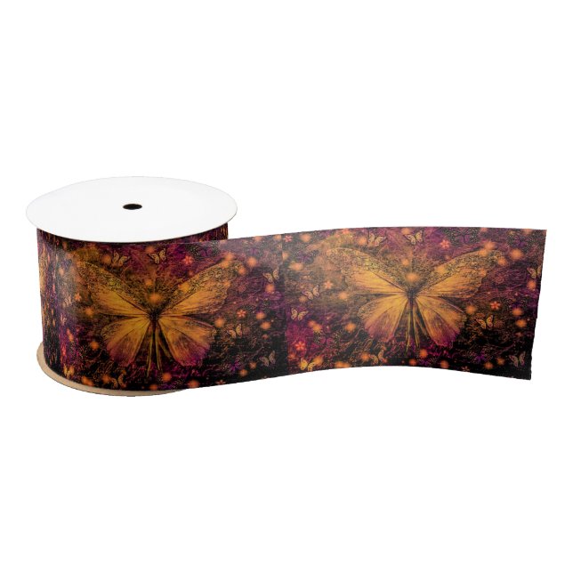 Viktorianischer Schmetterling Satinband (Spule)