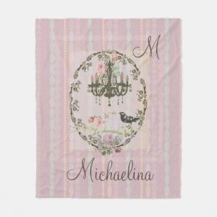 Viktorianischer Shabby Chic Perlen Kronleuchter De Fleecedecke