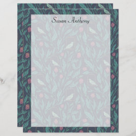 Viktorianischer Steampunk-Vintager Vogel im Garten