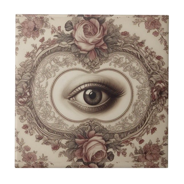 Viktorianischer Stil Fliese (Vorderseite)