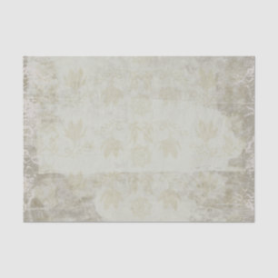 Viktorianischer Stil Verlasse Blume auf Olive Gree Seidenpapier