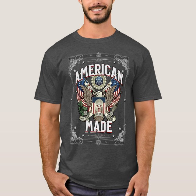 Viktorianischer T - Shirt der amerikanischen Made  (Vorderseite)