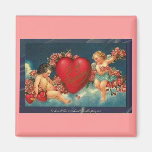 Viktorianischer Valentinsgruß an meinen Valentinsg Magnet