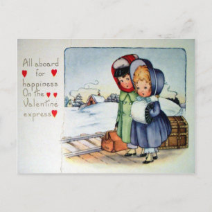 Viktorianischer Valentinstag Feiertagspostkarte