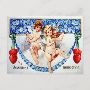 Viktorianischer Valentinstag Feiertagspostkarte