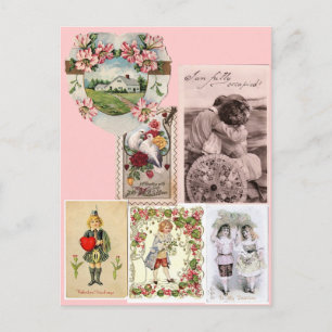 Viktorianischer Valentinstag Postkarte