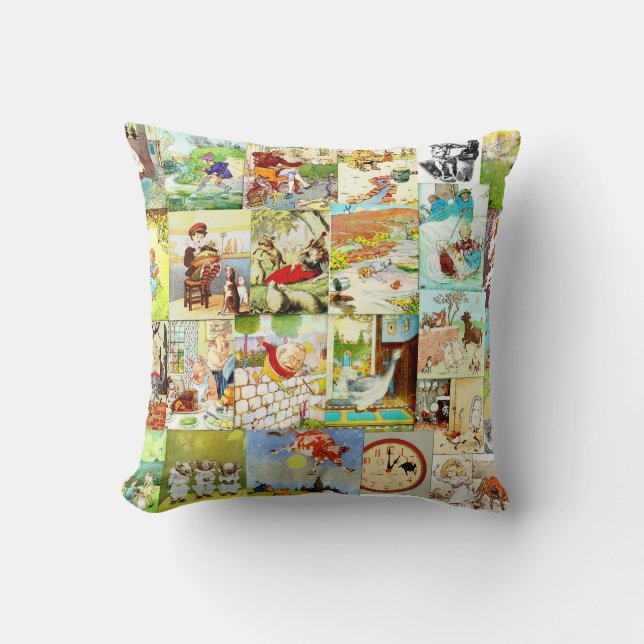 Viktorianischer Vintager das Kissen (Vorderseite)