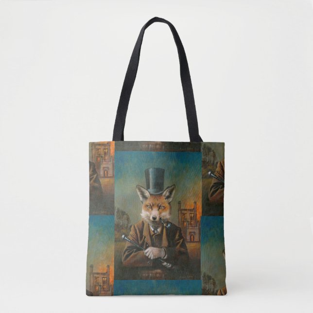 Viktorianischer Vintager Fox ganz über (Vorderseite)