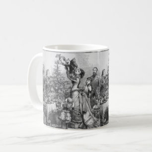 Viktorianischer Weihnachtsbaum-Star Kaffeetasse