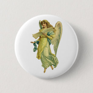 Viktorianischer Weihnachtsgel, Gloria in Excelsis Button