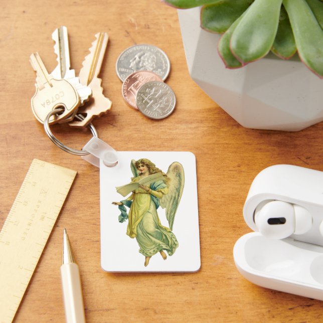 Viktorianischer Weihnachtsgel, Gloria in Excelsis  Schlüsselanhänger (Schreibtisch)