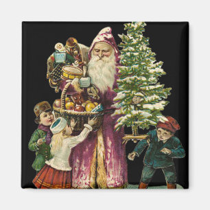 Viktorianischer Weihnachtsmagnet für Strumpfbefüll Magnet