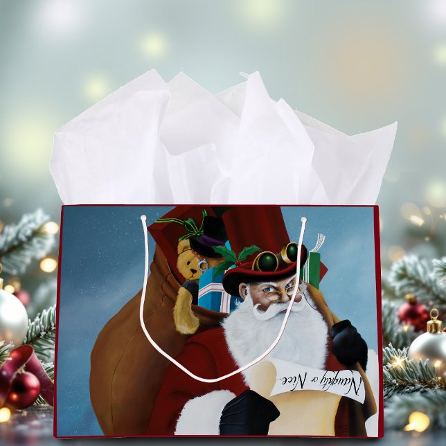 Viktorianischer Weihnachtsmann Große Geschenktüte (Von Creator hochgeladen)