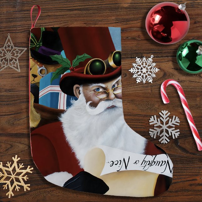 Viktorianischer Weihnachtsmann Kleiner Weihnachtsstrumpf (Von Creator hochgeladen)