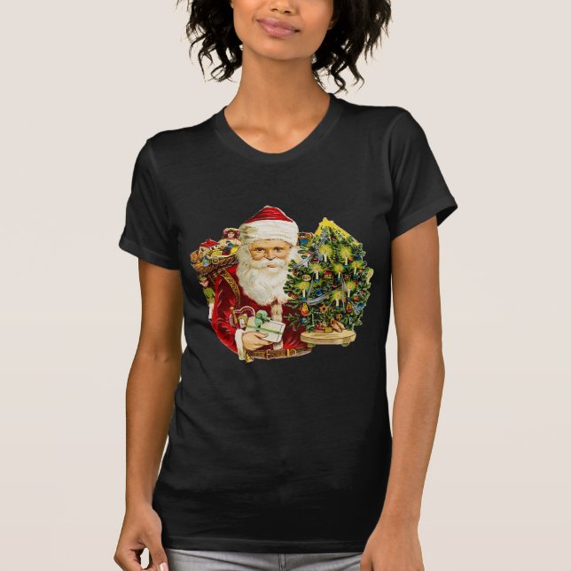 Viktorianischer Weihnachtsmann T-Shirt (Vorderseite)