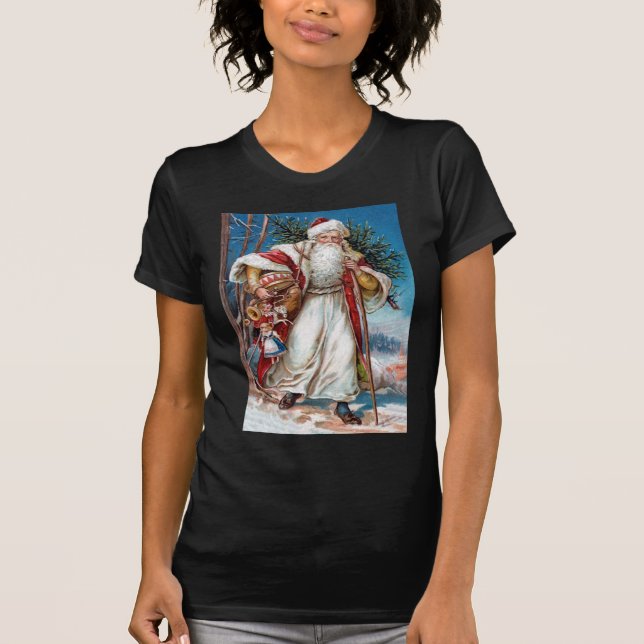 Viktorianischer Weihnachtsmann T-Shirt (Vorderseite)