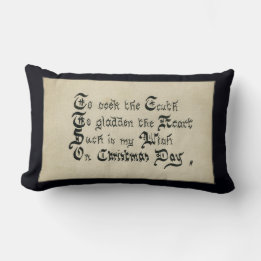 Viktorianischer Weihnachtswunsch Lendenkissen