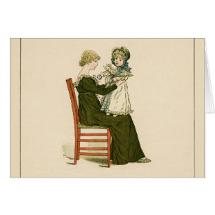Viktorianisches Baby Greenaway Mutter