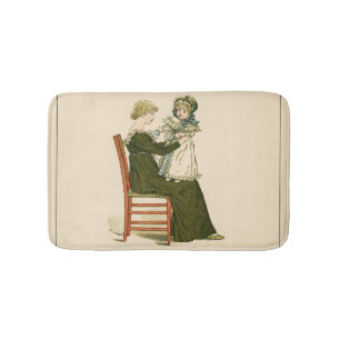 Viktorianisches Baby Greenaway Mutter Badematte
