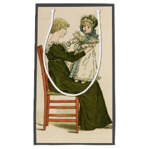 Viktorianisches Baby Greenaway Mutter Kleine Geschenktüte