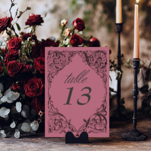 Viktorianisches Bad bis zum Tod Schwarz & Wein Hoc Tischnummer