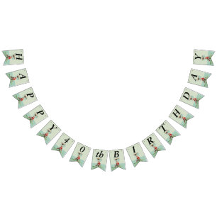 Viktorianisches Baden Beauty Parasol Schwimmbad Bl Wimpelkette