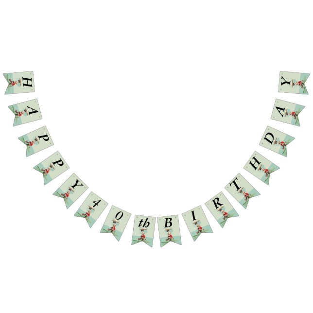 Viktorianisches Baden Beauty Parasol Schwimmbad Bl Wimpelkette (Alle)