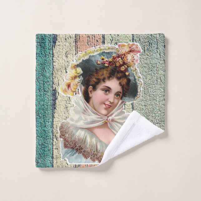 Viktorianisches Badezimmer Handtuchhalter Set (Waschlappen)