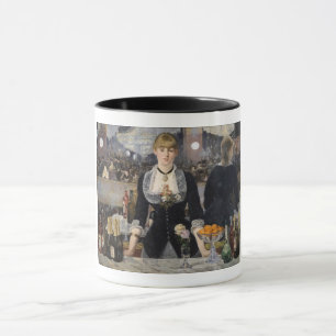 Viktorianisches Bar Girl in Folies Bergere, Frankr Tasse