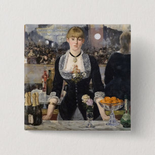 Viktorianisches Bar-Mädchen in Folies Bergere, Fra Button