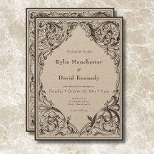 Viktorianisches Bat bis zum Tod Black & Tan Hochze