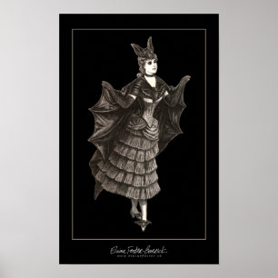 Viktorianisches Bat - Print #2 Poster
