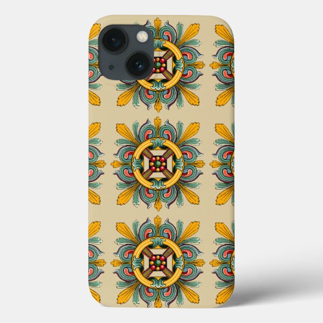 Viktorianisches Bienenwachs-Design Case-Mate iPhone Hülle (Rückseite)