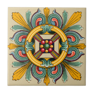 Viktorianisches Bienenwachs-Design Fliese