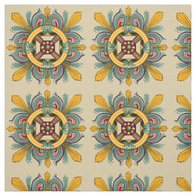 Viktorianisches Bienenwachs-Design Stoff (Muster)