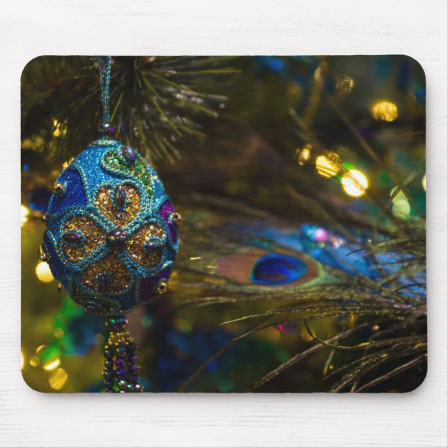 Viktorianisches Blau Mousepad (Vorne)